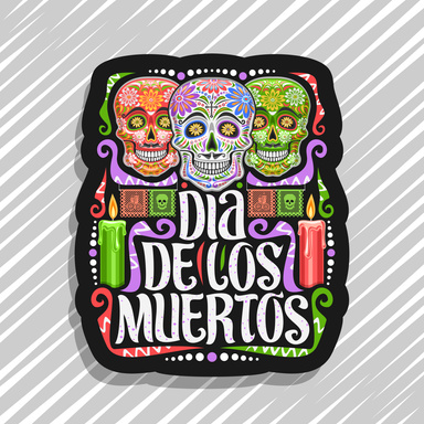 Day of the Dead Sugar Skulls Coloring Book for Adults, Features 25 Coloring Pages for Stress Relief and Relaxation