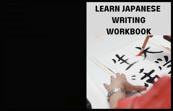 LEARN JAPANESE  WRITING WORKBOOK