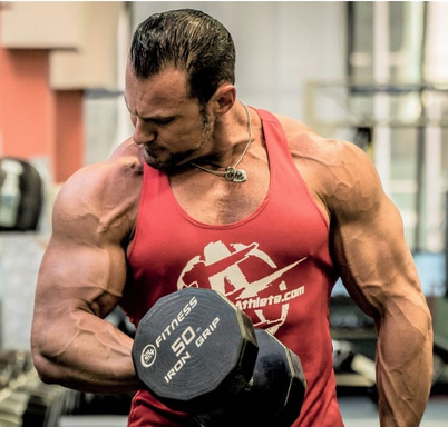 Advanced bodybuilding program featured in movies incl