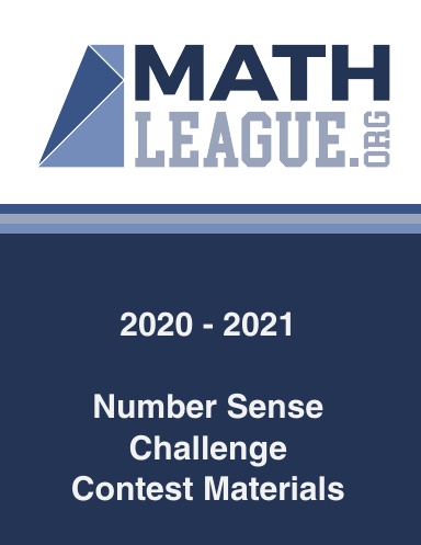 2020-2021 Number Sense Challenge Contest Materials