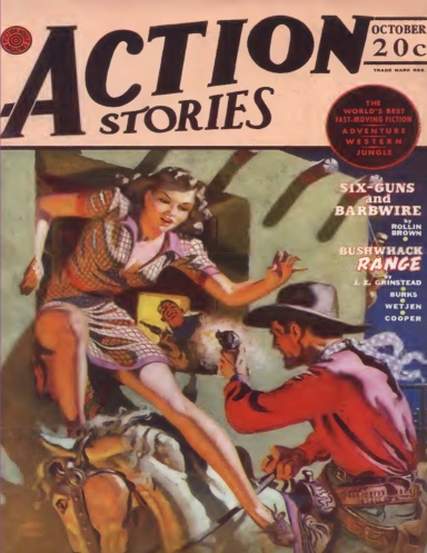 Action Stories 1942 October