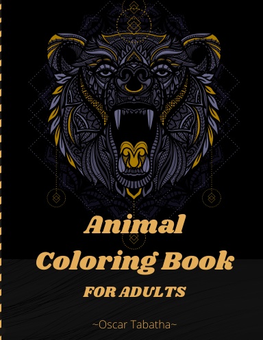 ANIMAL COLORING BOOK FOR ADULTS