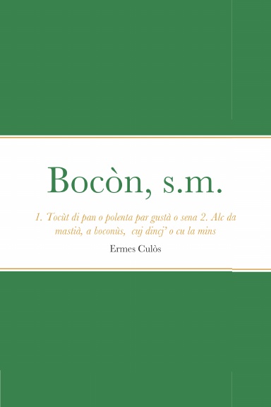 Bocòn, s.m.