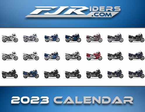 2023 FJRiders.com Calendar - Emphasis