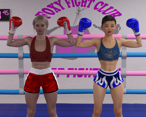 Teen vs Mean. Riley vs Ewelina. Kickboxing