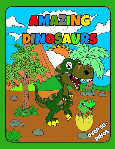 Amazing Dinosaurs Colouring Book