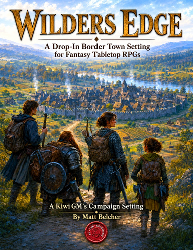 WILDERS EDGE -A drop in Border Town Setting for Fantasy Tabletop RPGs