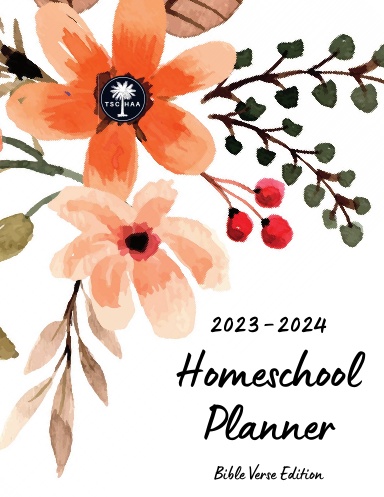 2023-2024 Homeschool Planner with Bible verses