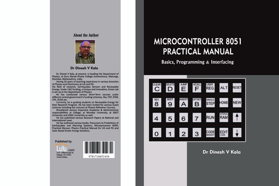 MICROCONTROLLER 8051 PRACTICAL MANUAL Basics, Programming & Interfacing