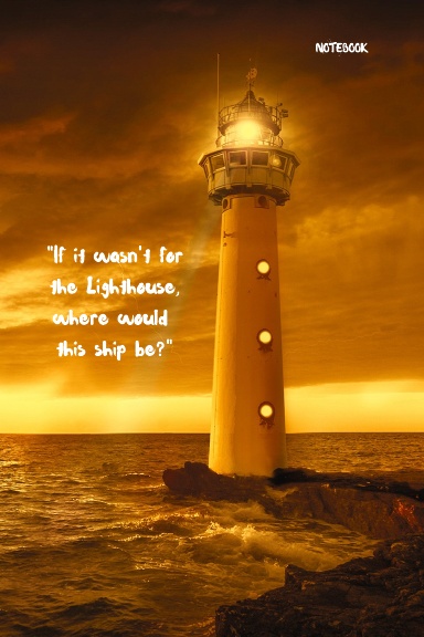 LIGHTHOUSE BAPTIST PAPERBACK NOTEBOOK 200 LINED PAGES