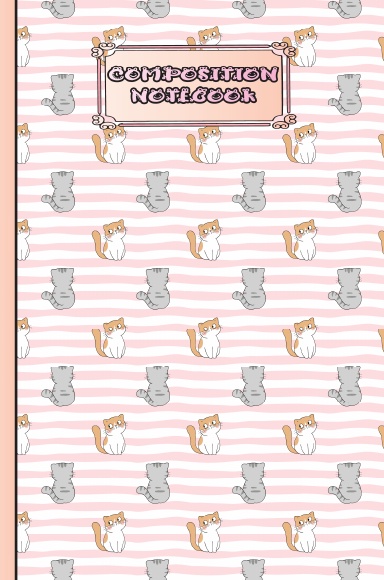 Cat Lover’s 6x9 Composition Notebook vol.7 :Notebook for people who Love Cats Hardcover