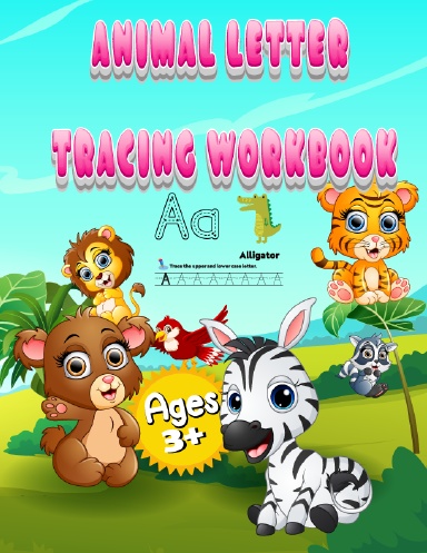 Animal Letter Tracing Workbook