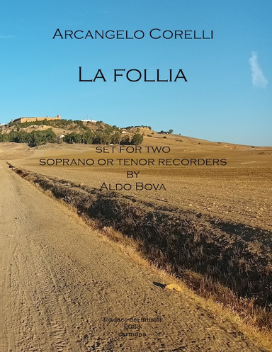 La follia di Corelli set for 2 soprano recorders
