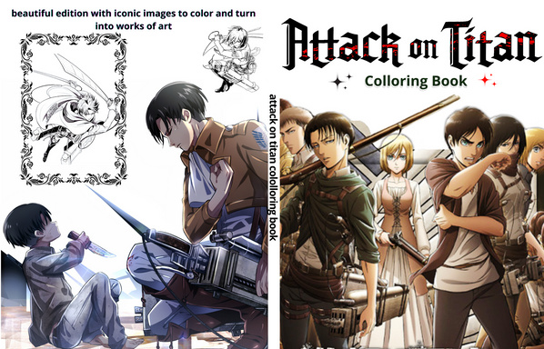 attack on titan colloring book