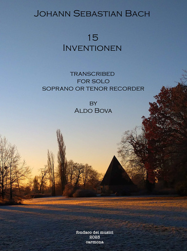 Bach 15 inventionen for tenor recorder