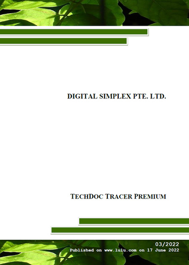 Tech Doc Tracer Premium 03/2022