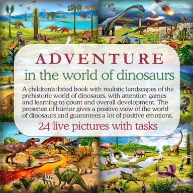 Dinosaurs world - educational digital book