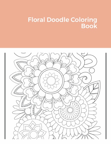 Floral Doodle Coloring Book