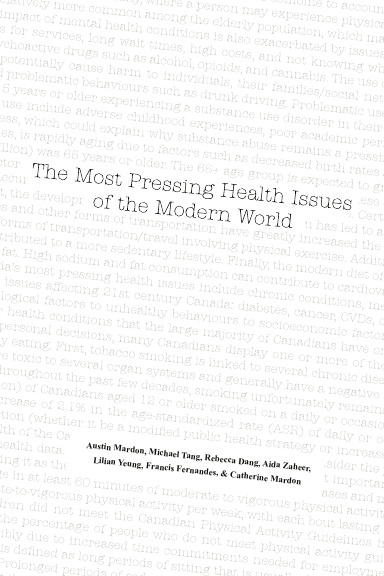 The Most Pressing Health Issues of the Modern World