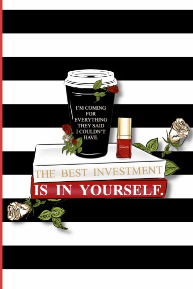 Stripped Boss Babe Daily Journal For African American Women