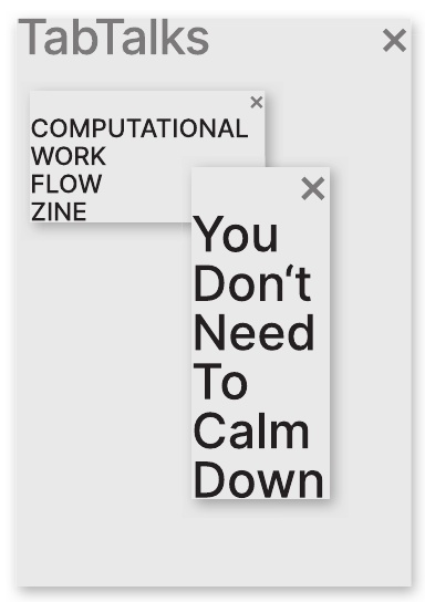 You Don't Need To Calm Down