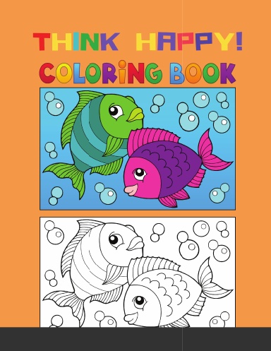 Think Happy! Coloring Book: Craft, Pattern, Color, Chill (Design Originals)  96 Playful Art Activities on Extra