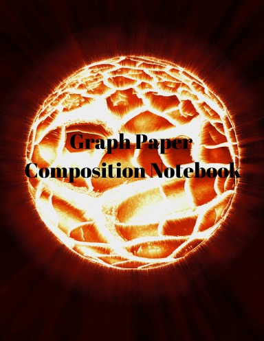 Graph paper composition notebook