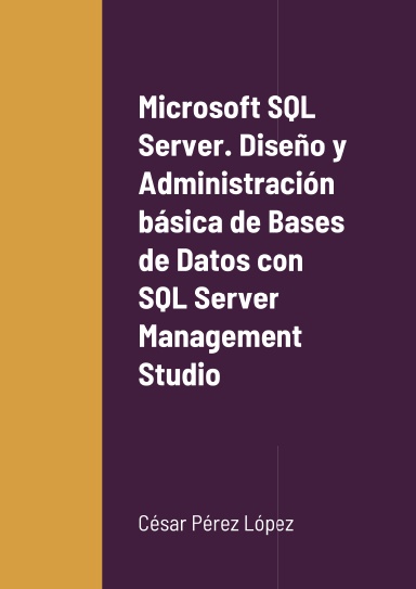 Microsoft SQL Server. Diseño y Administración básica de Bases de Datos con SQL Server Management Studio