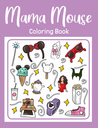 Mama Mouse Coloring Book