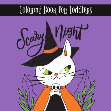 Scary Night Coloring Book