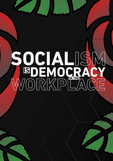 Socialism is Democracy in the Workplace - Lined Page Journal