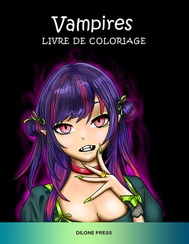 Vampires Livre de Coloriage