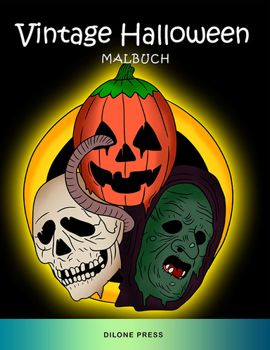 Vintage Halloween Malbuch