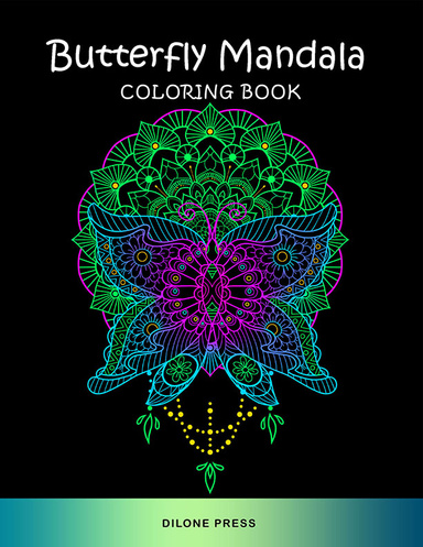 Butterfly Mandala Coloring Book