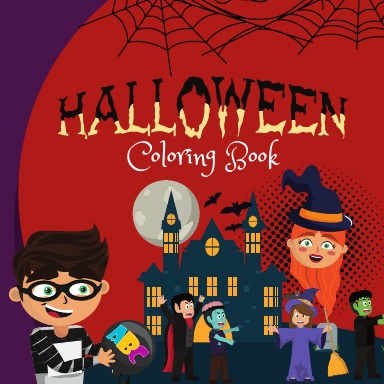 Halloween Alphabet Coloring Book For Kindergartener