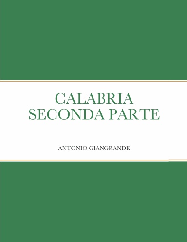 CALABRIA SECONDA PARTE