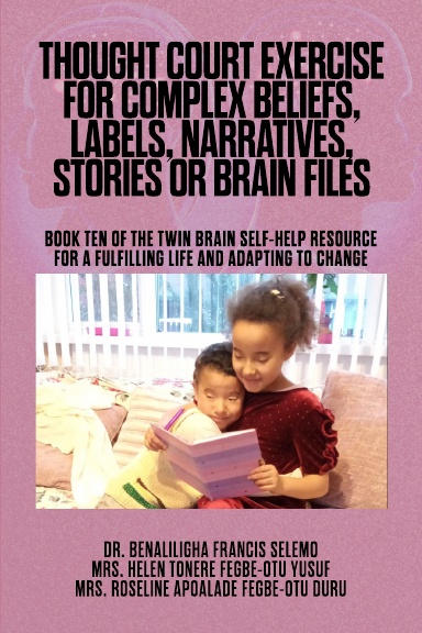 THOUGHT COURT EXERCISE FOR COMPLEX BELIEFS, LABELS, NARRATIVES, STORIES OR BRAIN FILES.