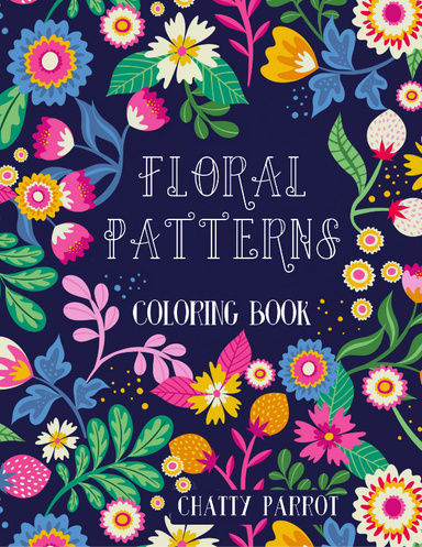 Floral Patterns Coloring Book