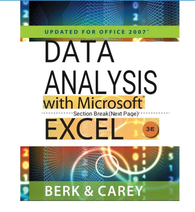Data Analysis with microsoft