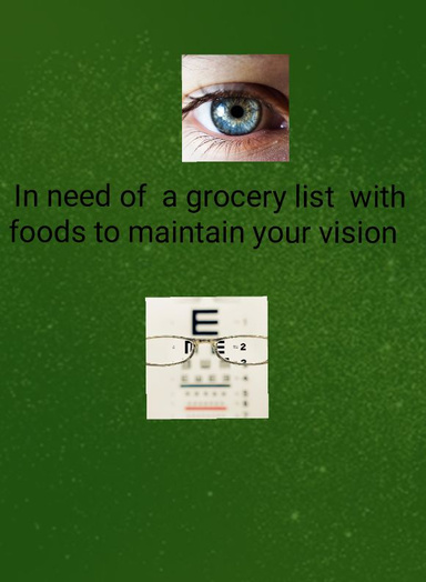 Vitamin A Grocery List
