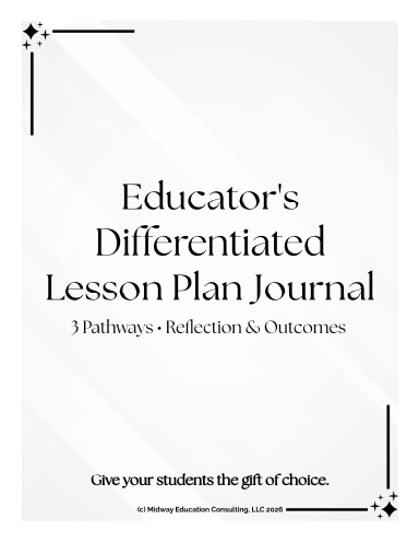 Educator's Differentiated Lesson Plan Journal