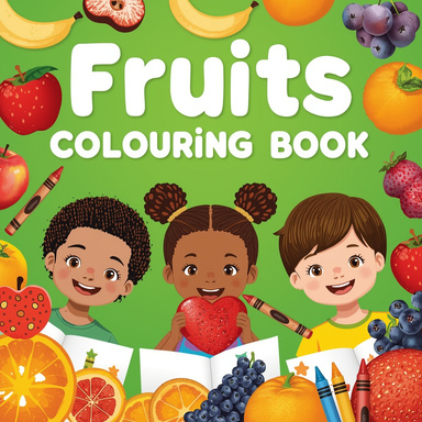 FRUITS COLOURING BOOK