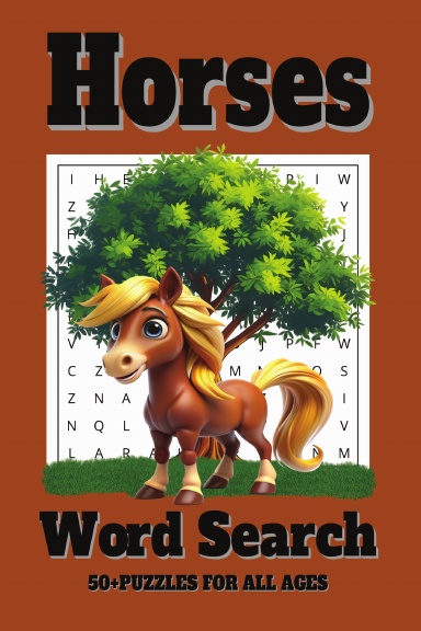 Horses Word Search Book