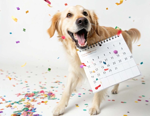 A Tail-Wagging Calendar