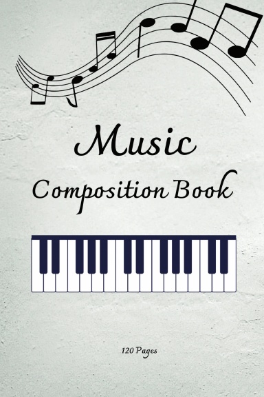 Music Composition Book - Notes Theme