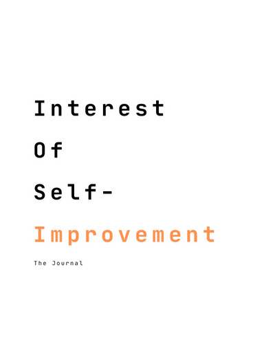 Interest In Self Improvment Journal
