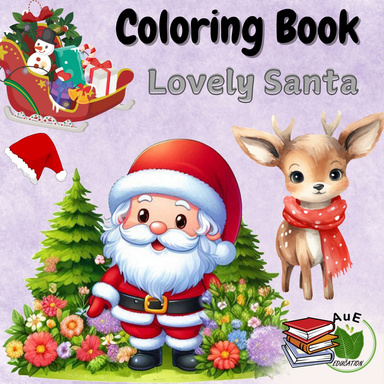 Coloring Book: Lovely Santa