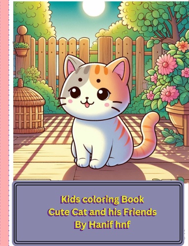 kids coloring book(wonder Cat)