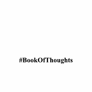 #BookOfThoughts