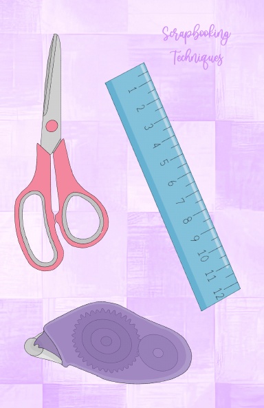 Lavender Scrapbook Lovers Journal, pages mostly blank